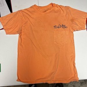 Salt life orange t-shirt